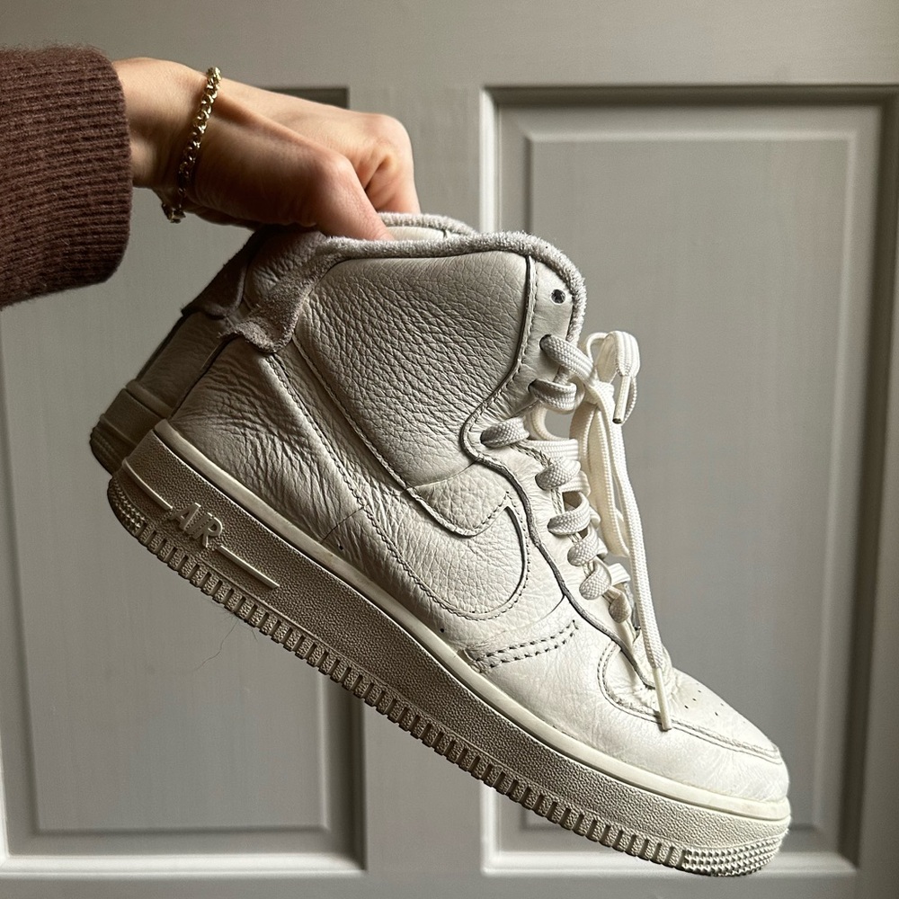 Nike Women's Cream High-Top Sneakers